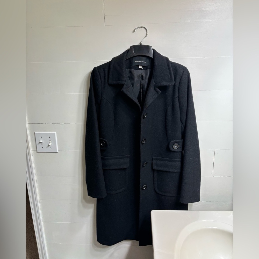 Moda International Womens Pea Coat